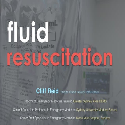 Fluid Resuscitation