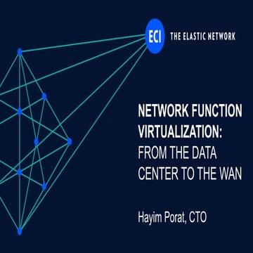 ECI-NFV from Data Center to WAN - TNC Prague - June 2016