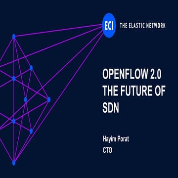 ECI OpenFlow 2.0 the Future of SDN 