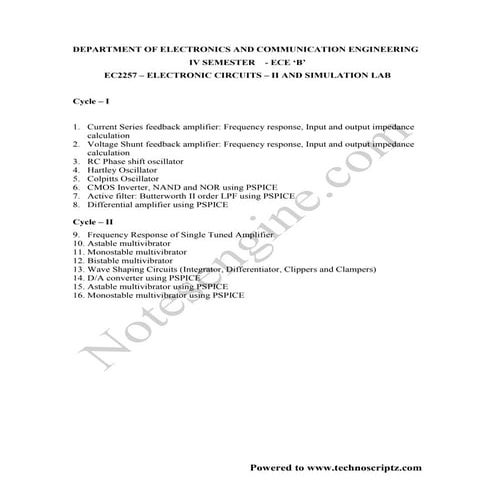 Ec ii lab manual
