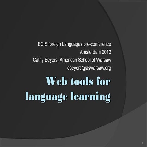 Ecis 2013. Cathy Beyers