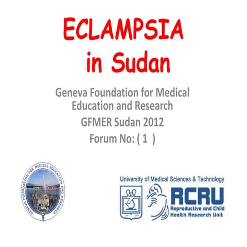 Eclampsia in Sudan