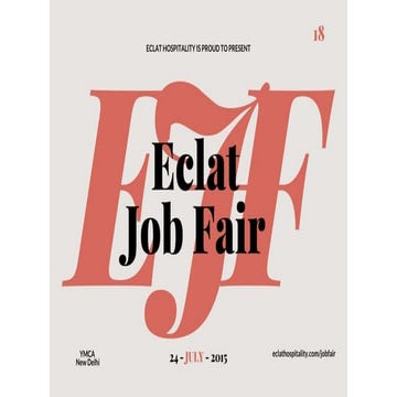 Eclat job fair   new delhi - 24 july 2015 - social media