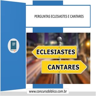Perguntas biblicas de Eclesiastes e...
