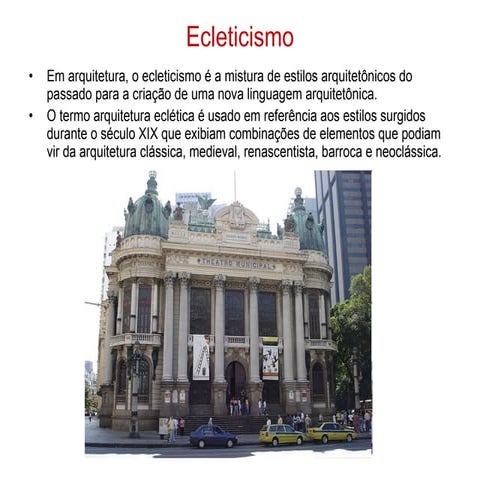 Ecleticismo a Art Deco - 8º ano! | PPT