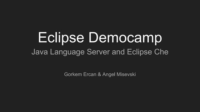 Eclipse demo camp 2016 Toronto