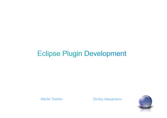 Eclipse plug in development