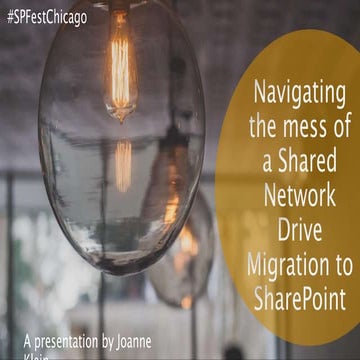 Navigating the Mess of a Shared drive Migration to SharePoint