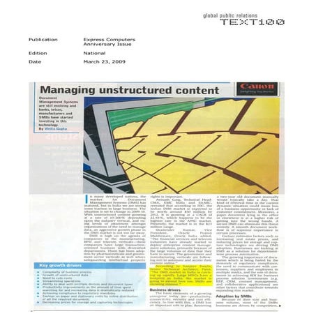 Express Computer - March 2009 Anniversary Issue