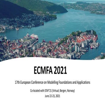 ECMFA 2021 Opening