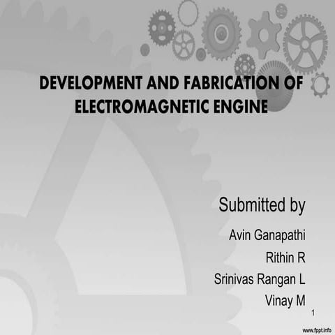 ELECTROMAGNETIC ENGINE