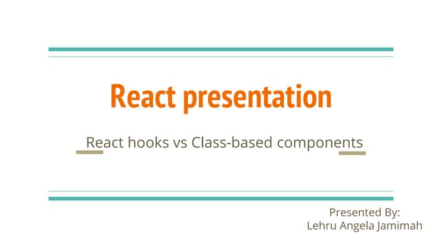 Pluginkla2019 - React Presentation