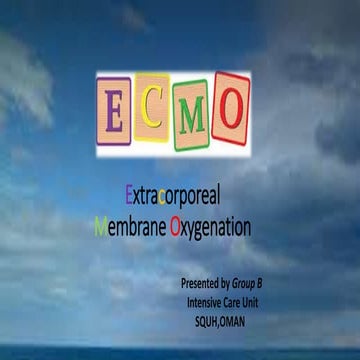 Ecmo nurse presentation 