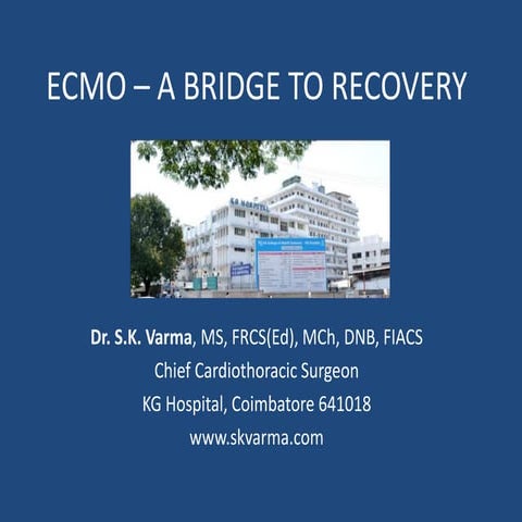 Ecmo bridge to recovery