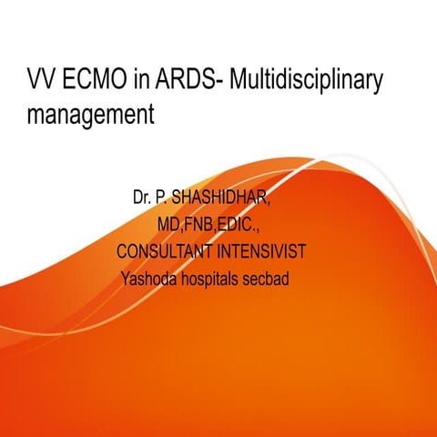 ECMO part -2 Updated guidelines on life support