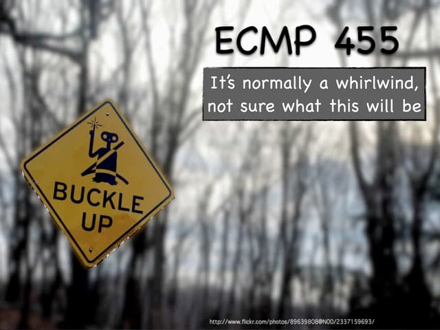 Ecmp 455 intro