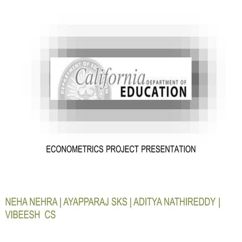 ECM Regression Analysis