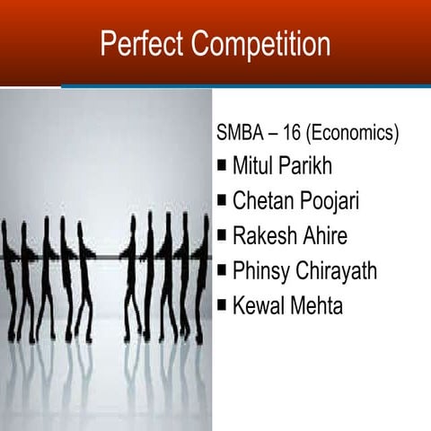 Managerial Economics - Perfect Competition