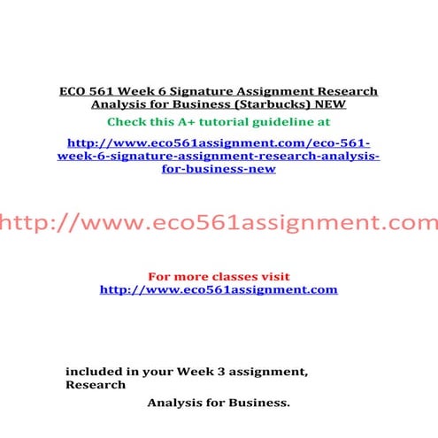 Eco 561-week-6-signature-assignment-research-analysis-for-business- starbucks...
