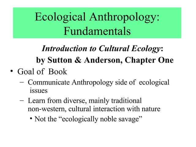 Research methods in anthropology | PPTX