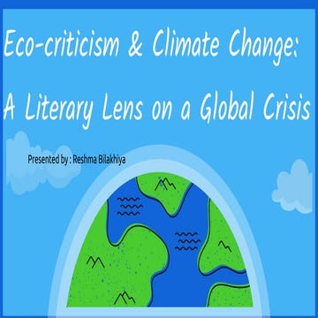 Eco-criticism & Climate Change _ A Literary Lens on a Global Crisis .pdf