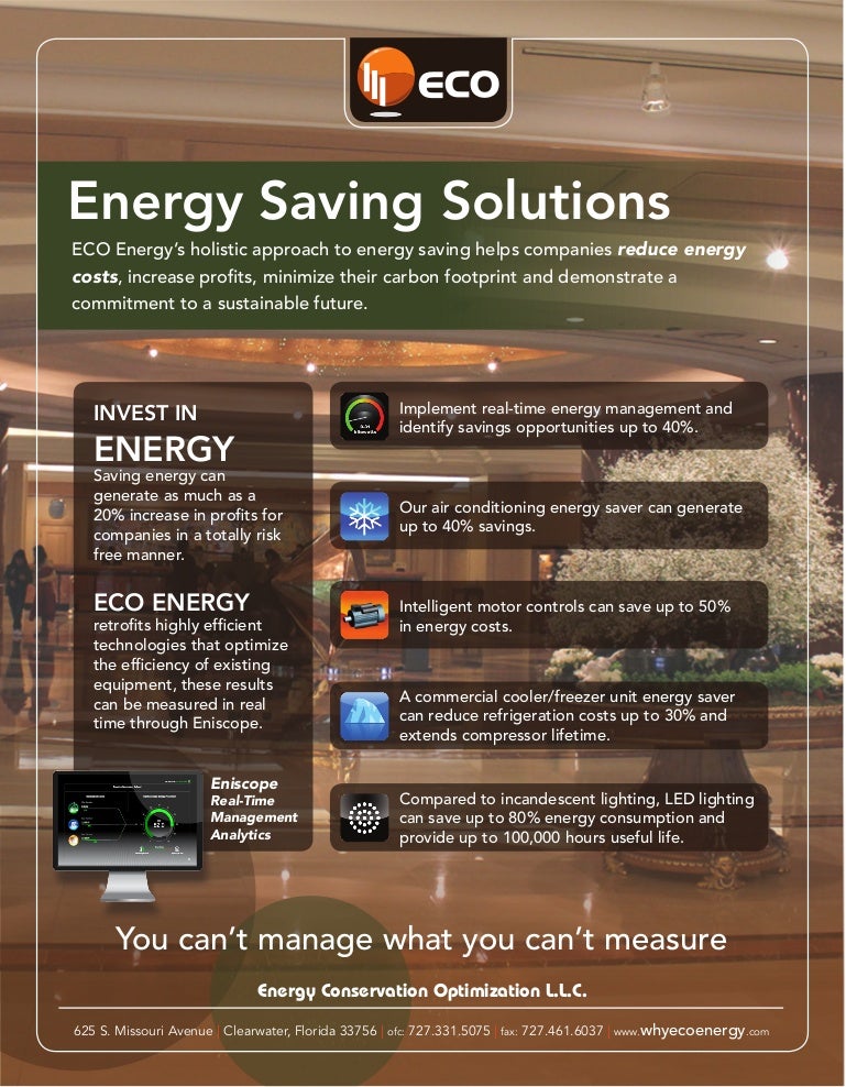 Eco Energy Saving Solutions