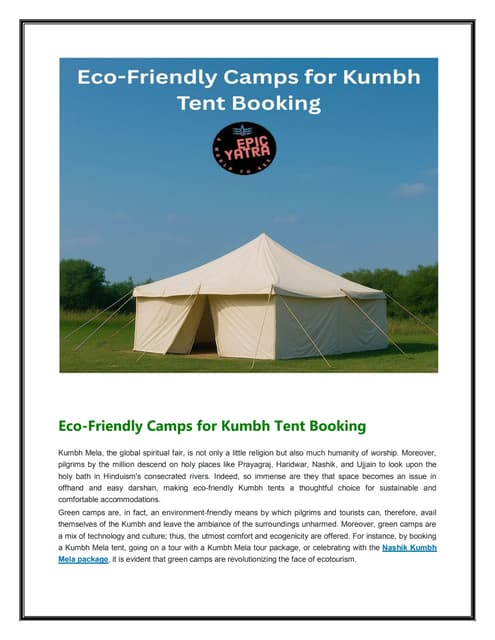 Eco-Friendly Camps for Kumbh Tent Booking.pdf