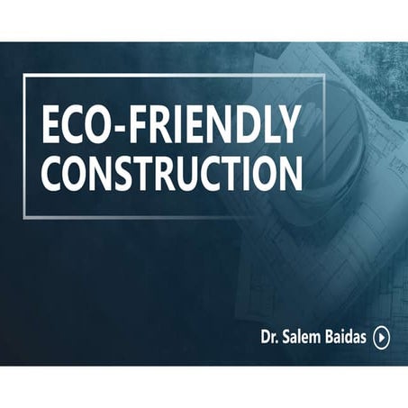 Eco-Friendly Construction | PDF