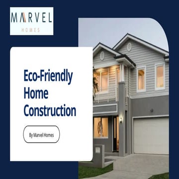 Photo inspiration: Eco Friendly Home Construction By Marvel Homes Photo Inspiration