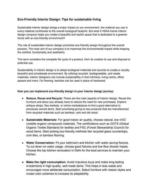 Top 5 Tips for Creating a Sustainable and Energy-Efficient Kitchen | PDF