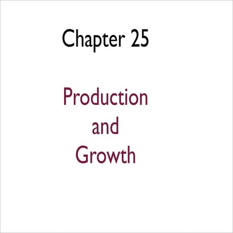 Eco 202 ch 25 production and costs