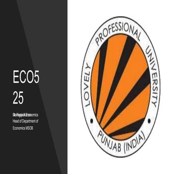 ECO525 Zero Lecture about all things to know