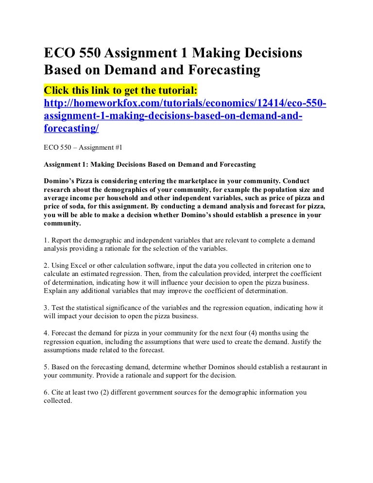 Eco 550 final exams essay example 05 image