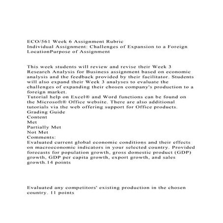 ECO561 Week 6 Assignment RubricIndividual Assignment Chall.docx