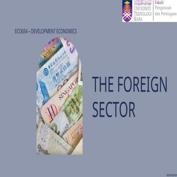 ECO654 - Chapter 9 the foreign sector pwt | PPTX