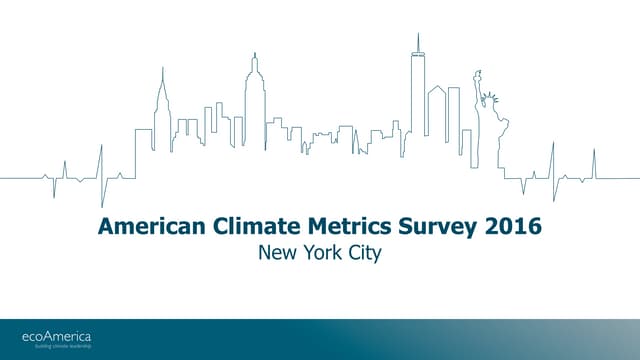 American Climate Metrics Survey 201...