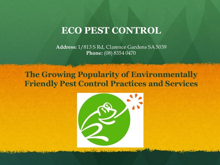The Growing Popularity of Environmentally Friendly Pest Control Pract…