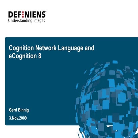 E Cognition User Summit2009 G Binnig Definiens