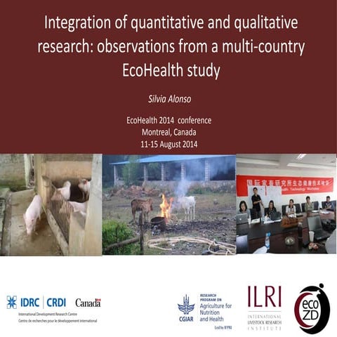 Integration of quantitative and qualitative research: Observations from a mul...