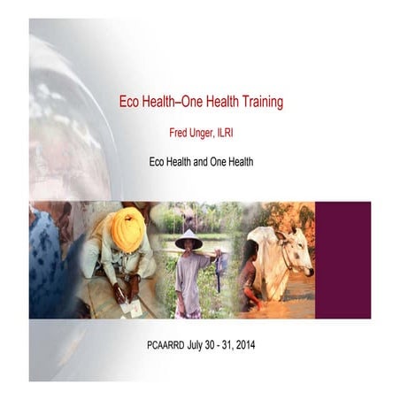 EcoHealth and One Health | PDF