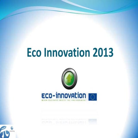 Eco innovation 2013 | PPTX