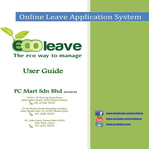 Ecoleave-HR-user-manual