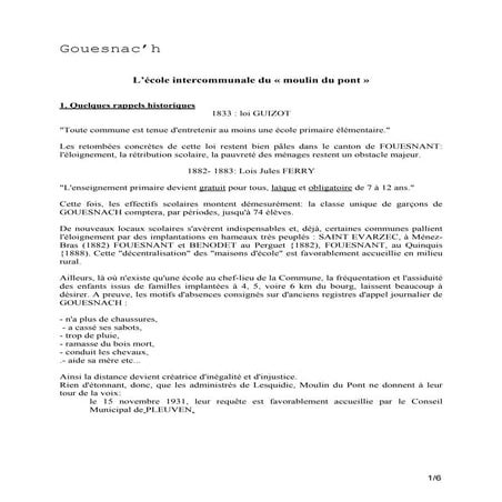 Ecoles du Pays de Fouesnant -  qtsx