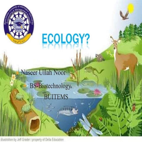 Ecolgy and it's branches