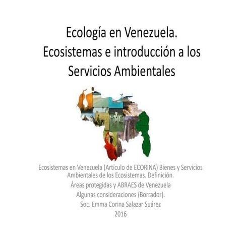 Ecología en venezuela y servicios ambientales
