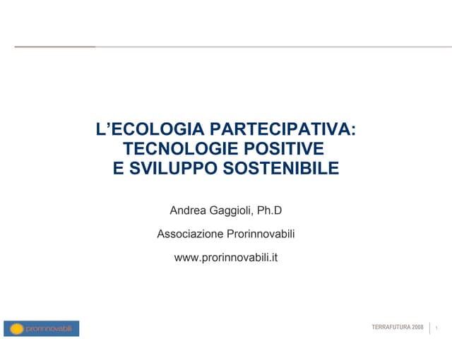 Ecologia 2.0