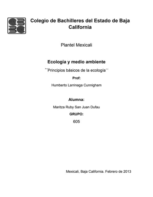 Ecologia miercoles