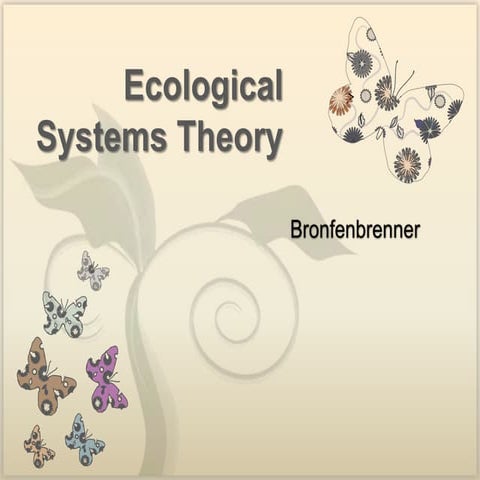 Ecological systems theory