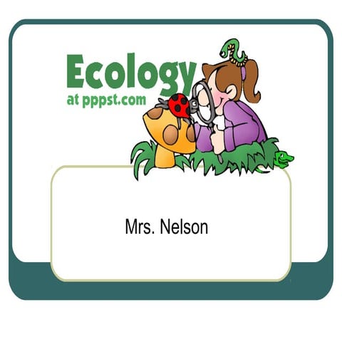 Ecology