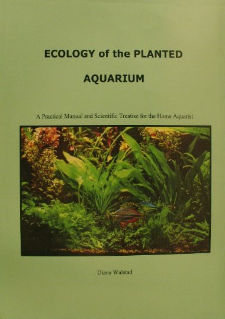 [P.D.F] Ecology of the Planted Aquarium A Practical